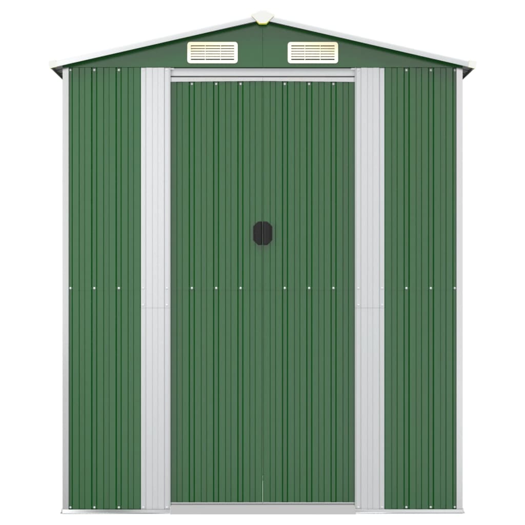 Sodo pašiūrė, žalia, 192x689x223cm, galvanizuotas plienas Sodo pašiūrė, žalia, 192x689x223cm, galvanizuotas plienas - Image 4