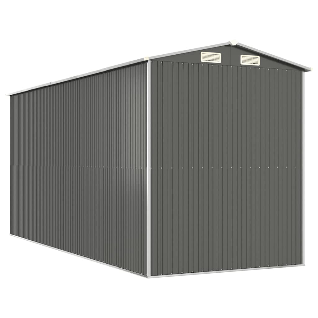 Sodo pašiūrė, šviesiai pilka, 192x440x223cm, plienas Sodo pašiūrė, šviesiai pilka, 192x440x223cm, plienas - Image 6
