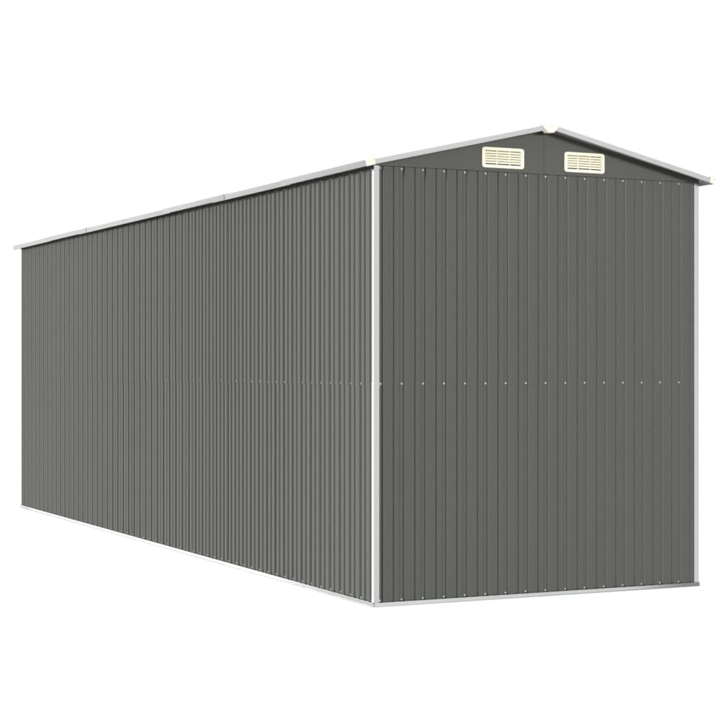 Sodo pašiūrė, šviesiai pilka, 192x606x223cm, plienas Sodo pašiūrė, šviesiai pilka, 192x606x223cm, plienas - Image 6