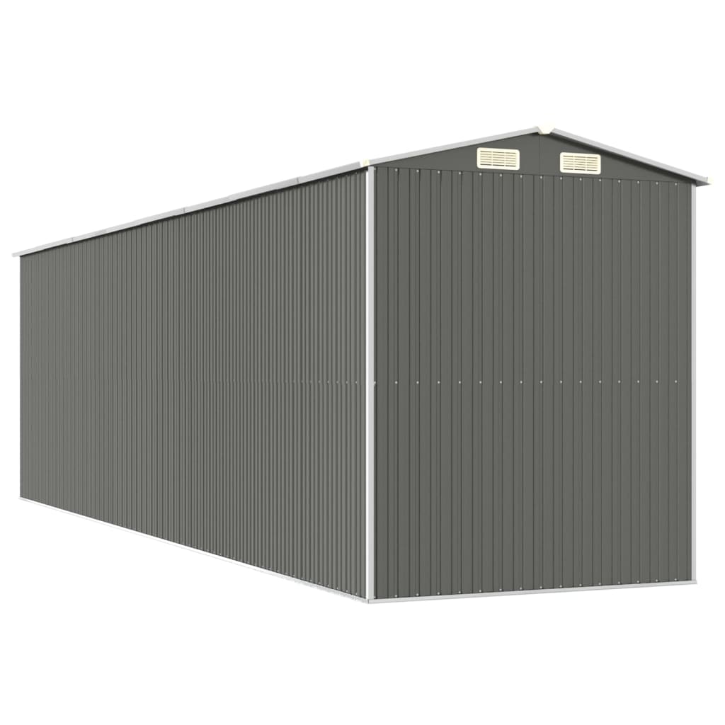 Sodo pašiūrė, šviesiai pilka, 192x689x223cm, plienas Sodo pašiūrė, šviesiai pilka, 192x689x223cm, plienas - Image 6