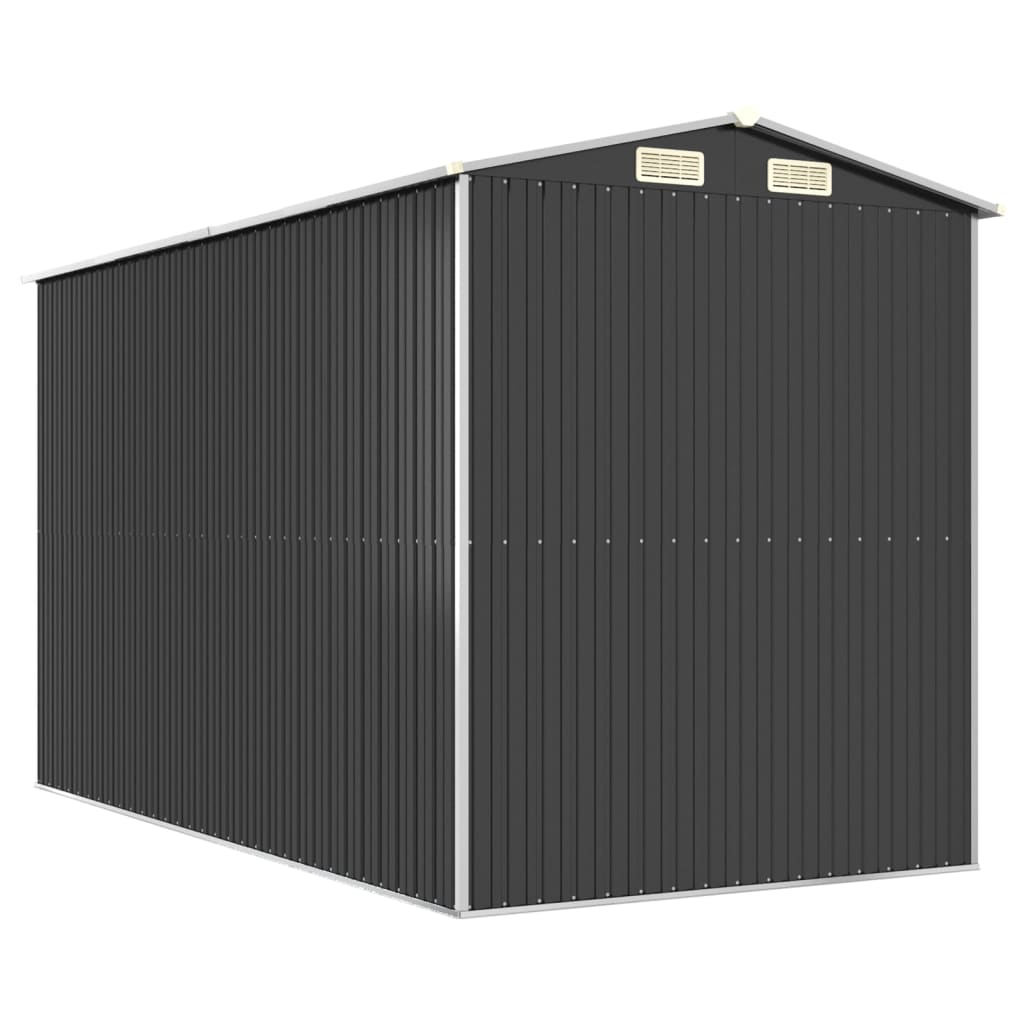 Sodo pašiūrė, antracito, 192x357x223cm, galvanizuotas plienas Sodo pašiūrė, antracito, 192x357x223cm, galvanizuotas plienas - Image 6