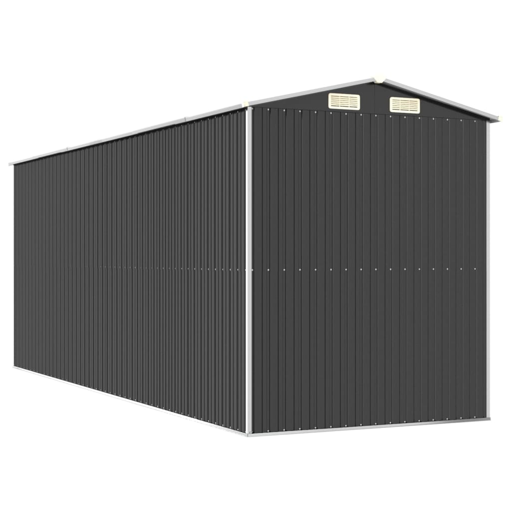 Sodo pašiūrė, antracito, 192x523x223cm, galvanizuotas plienas Sodo pašiūrė, antracito, 192x523x223cm, galvanizuotas plienas - Image 6