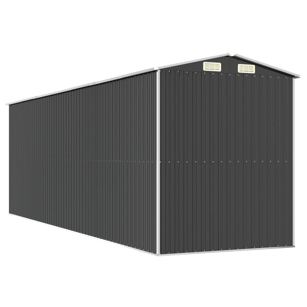 Sodo pašiūrė, antracito, 192x606x223cm, galvanizuotas plienas Sodo pašiūrė, antracito, 192x606x223cm, galvanizuotas plienas - Image 6
