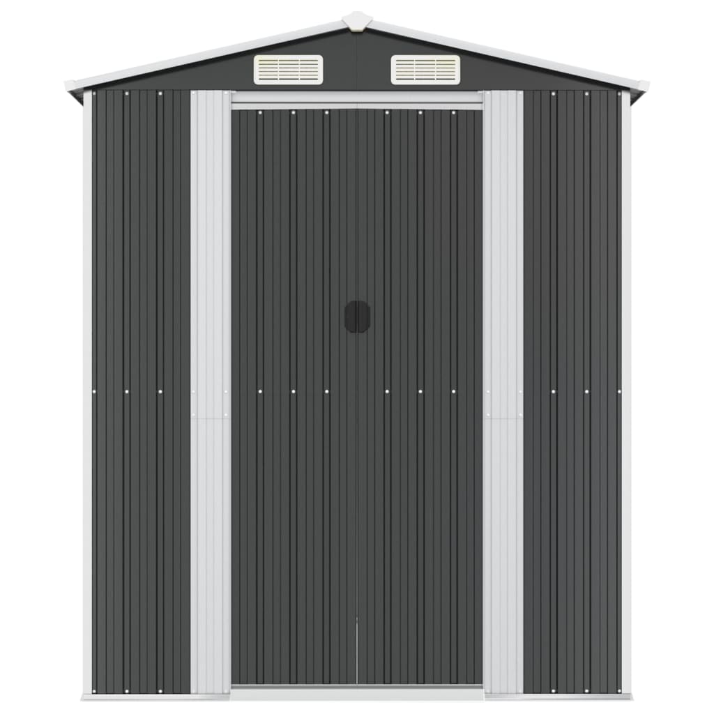 Sodo pašiūrė, antracito, 192x689x223cm, galvanizuotas plienas Sodo pašiūrė, antracito, 192x689x223cm, galvanizuotas plienas - Image 3