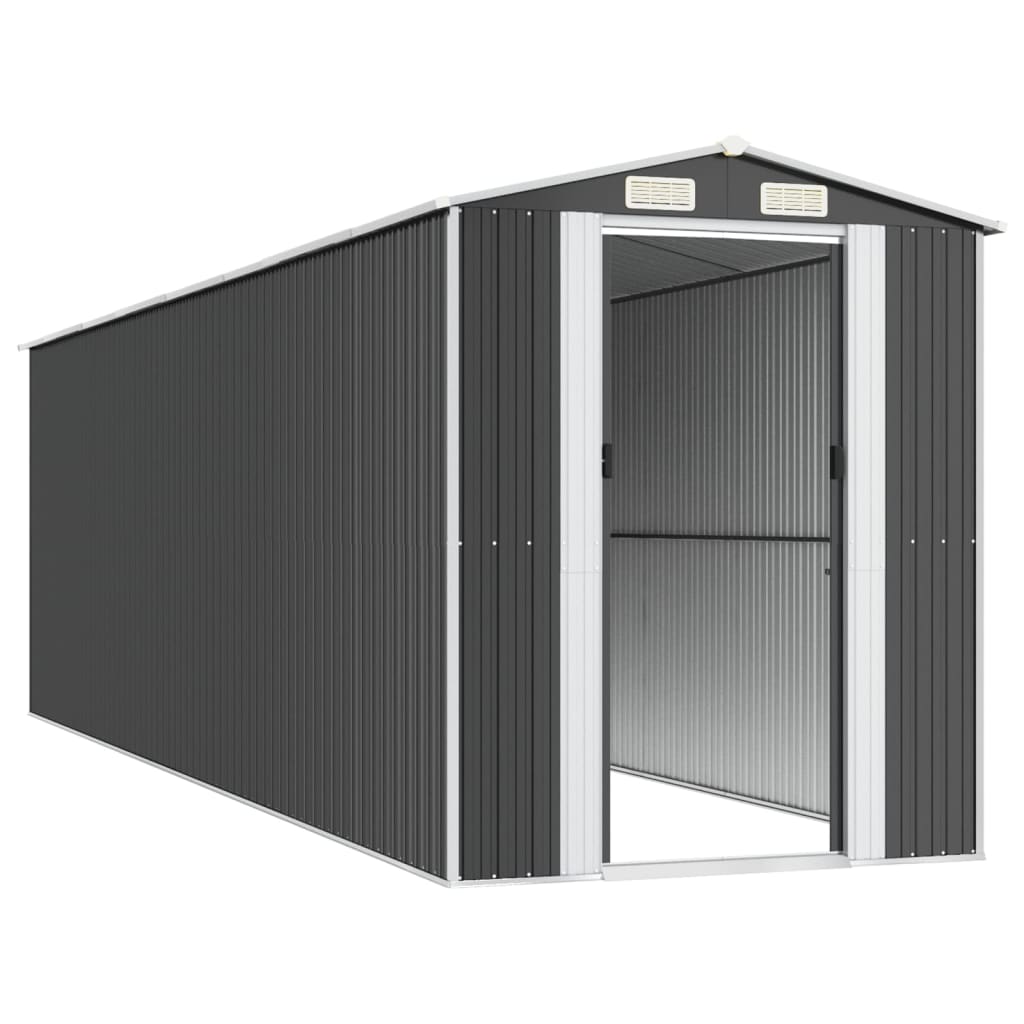 Sodo pašiūrė, antracito, 192x689x223cm, galvanizuotas plienas Sodo pašiūrė, antracito, 192x689x223cm, galvanizuotas plienas - Image 4