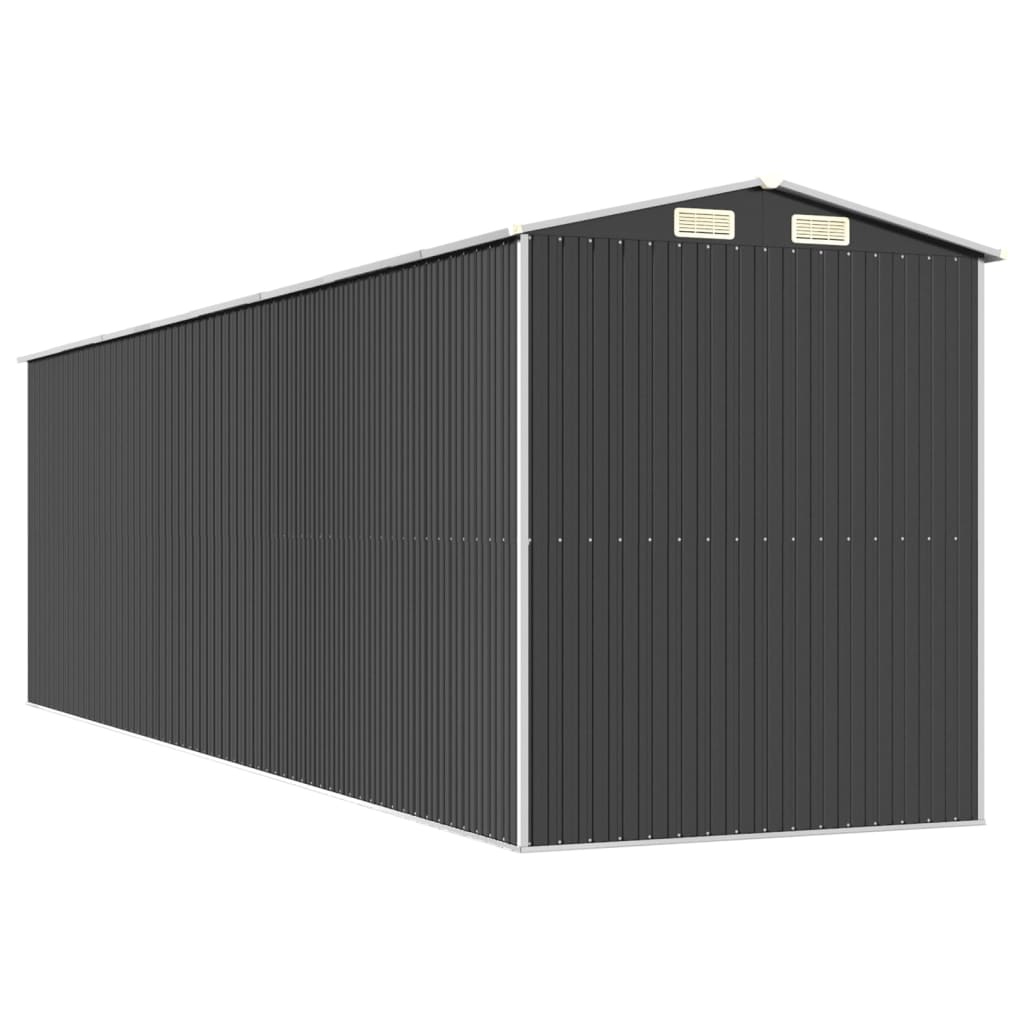 Sodo pašiūrė, antracito, 192x689x223cm, galvanizuotas plienas Sodo pašiūrė, antracito, 192x689x223cm, galvanizuotas plienas - Image 6
