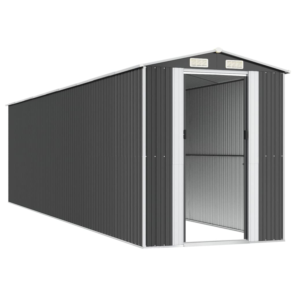 Sodo pašiūrė, antracito, 192x772x223cm, galvanizuotas plienas Sodo pašiūrė, antracito, 192x772x223cm, galvanizuotas plienas - Image 4
