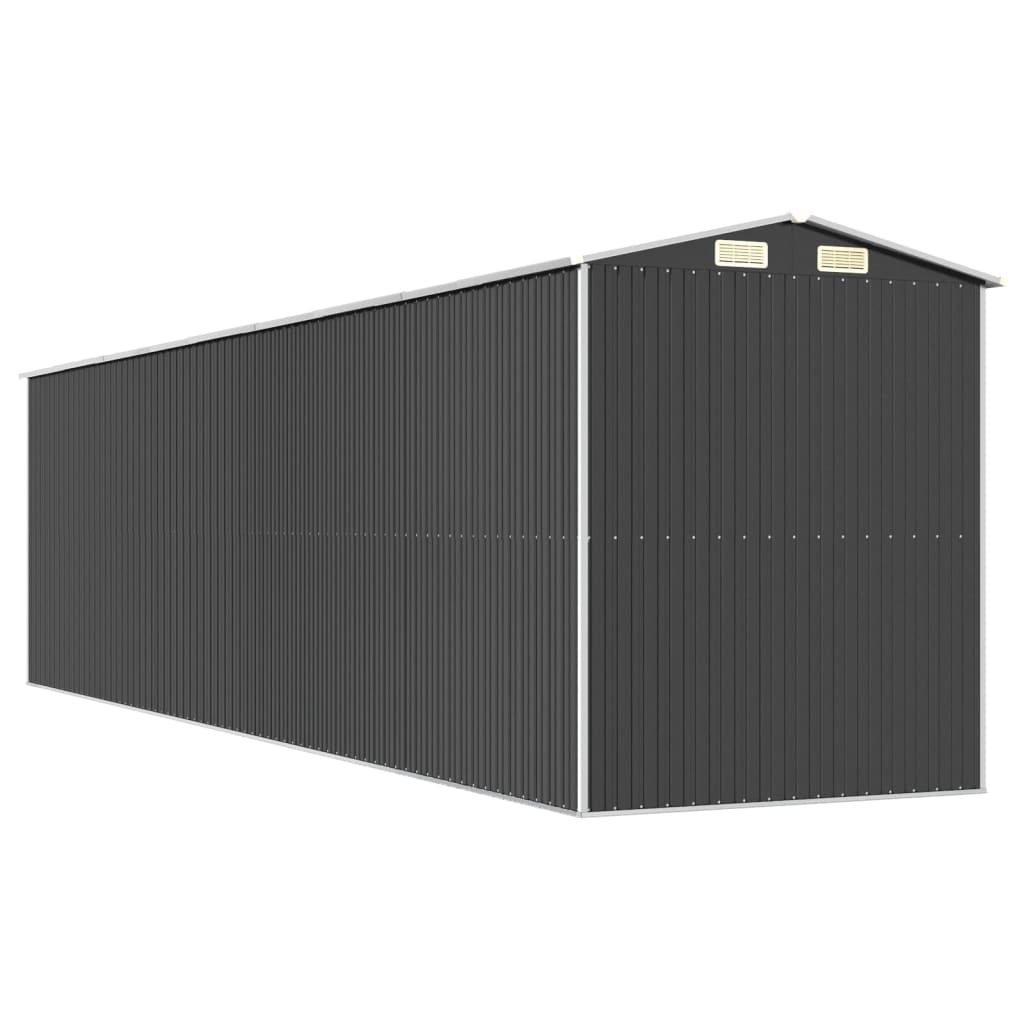 Sodo pašiūrė, antracito, 192x772x223cm, galvanizuotas plienas Sodo pašiūrė, antracito, 192x772x223cm, galvanizuotas plienas - Image 6