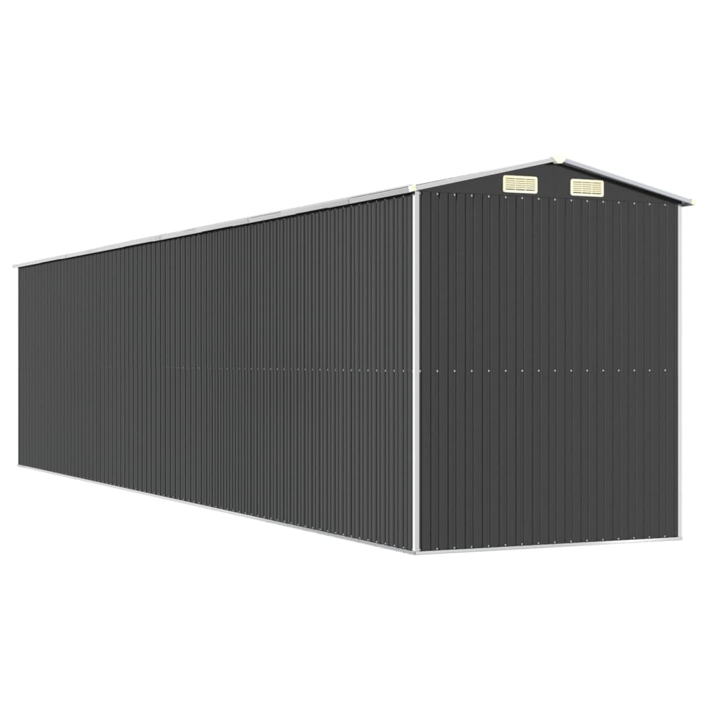 Sodo pašiūrė, antracito, 192x855x223cm, galvanizuotas plienas Sodo pašiūrė, antracito, 192x855x223cm, galvanizuotas plienas - Image 6