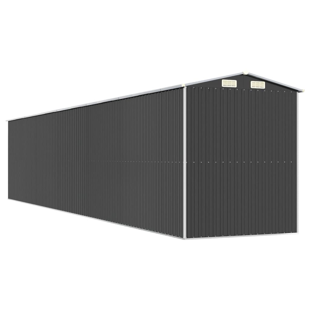 Sodo pašiūrė, antracito, 192x1021x223cm, galvanizuotas plienas Sodo pašiūrė, antracito, 192x1021x223cm, galvanizuotas plienas - Image 6