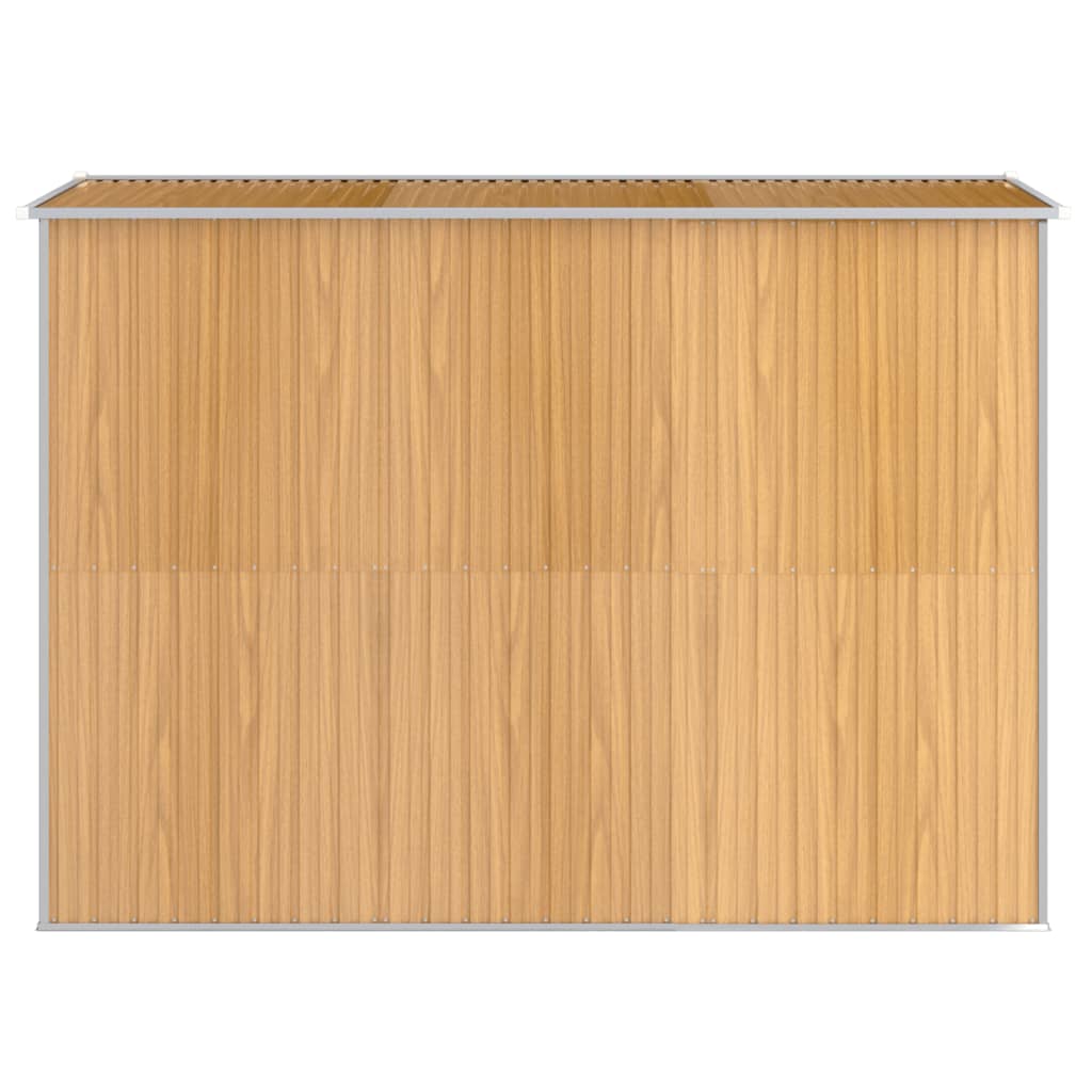 Sodo pašiūrė, šviesiai ruda, 192x274x223cm, plienas Sodo pašiūrė, šviesiai ruda, 192x274x223cm, plienas - Image 5