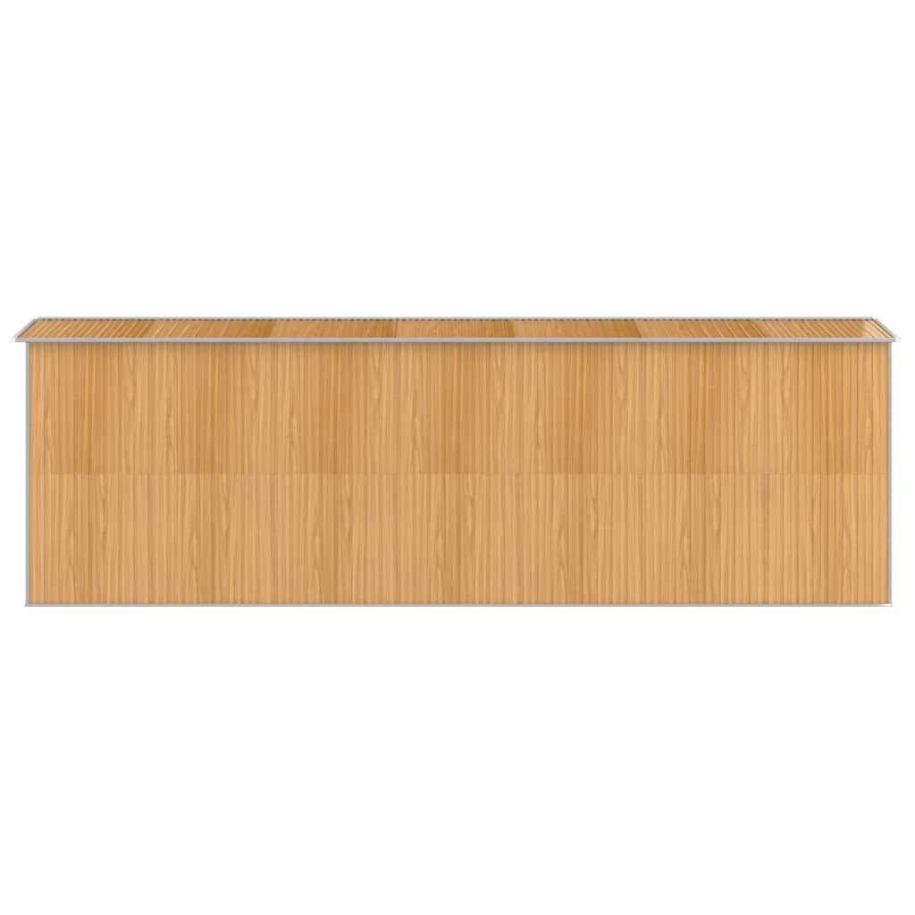 Sodo pašiūrė, šviesiai ruda, 192x606x223cm, plienas Sodo pašiūrė, šviesiai ruda, 192x606x223cm, plienas - Image 5