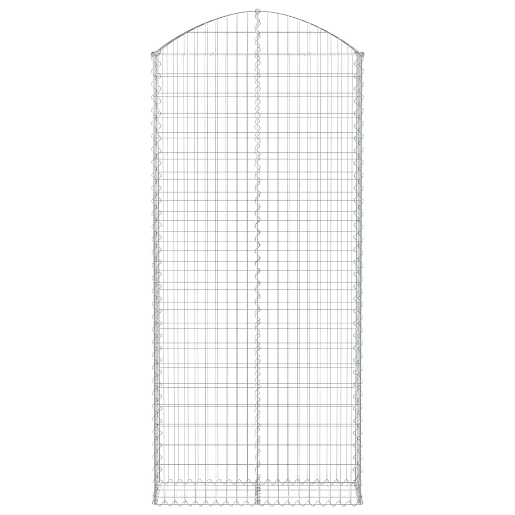 Išlenktas gabiono krepšys, 100x30x220/240 cm, geležis Išlenktas gabiono krepšys, 100x30x220/240 cm, geležis - Image 3