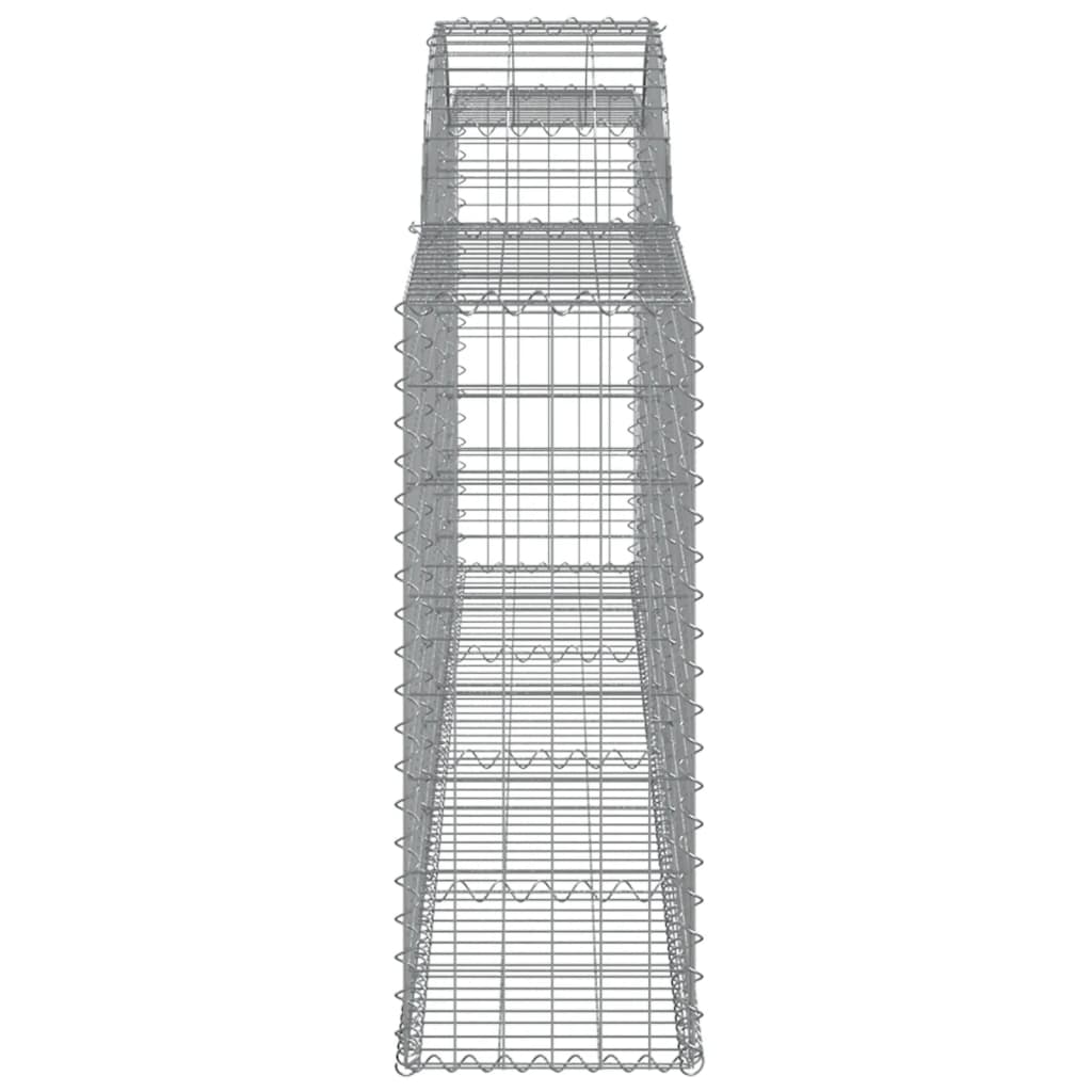Išlenktas gabiono krepšys, 300x30x80/100cm, geležis Išlenktas gabiono krepšys, 300x30x80/100cm, geležis - Image 4