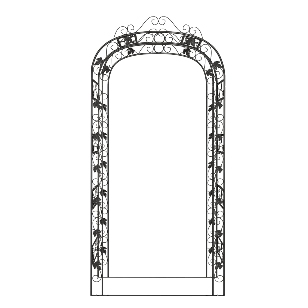 Sodo arka, juodos spalvos, 116x45x240cm, plienas Sodo arka, juodos spalvos, 116x45x240cm, plienas - Image 3