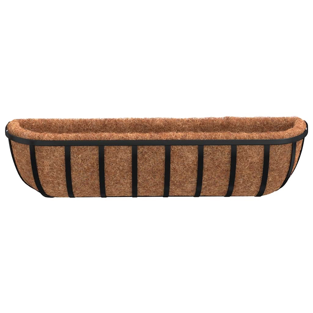 Sieniniai loveliai su įdėklais, 2vnt., 61x19x16cm, plienas Sieniniai loveliai su įdėklais, 2vnt., 61x19x16cm, plienas - Image 4