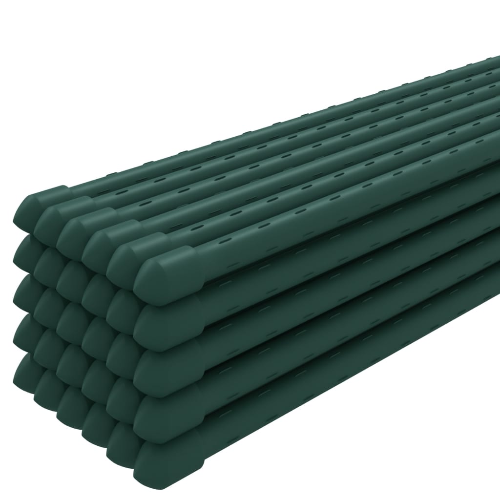 Sodo augalų kuoliukai, 30vnt., žalios spalvos, 90cm, plienas Sodo augalų kuoliukai, 30vnt., žalios spalvos, 90cm, plienas - Image 3