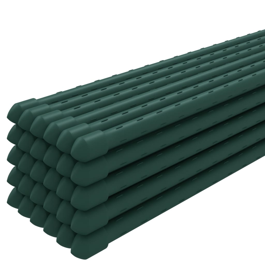 Sodo augalų kuoliukai, 30vnt., žalios spalvos, 180cm, plienas Sodo augalų kuoliukai, 30vnt., žalios spalvos, 180cm, plienas - Image 3