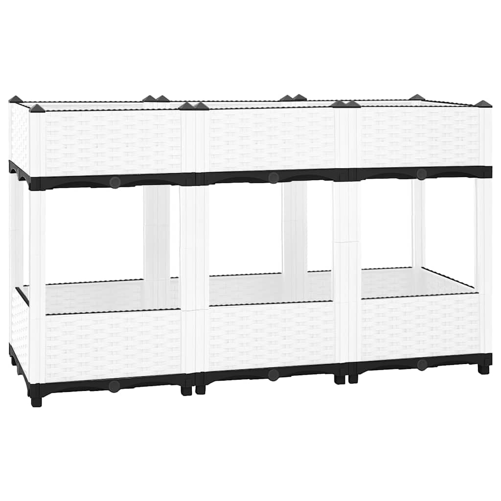 Aukštas lovelis, 120x40x71 cm, polipropilenas Aukštas lovelis, 120x40x71 cm, polipropilenas - Image 2