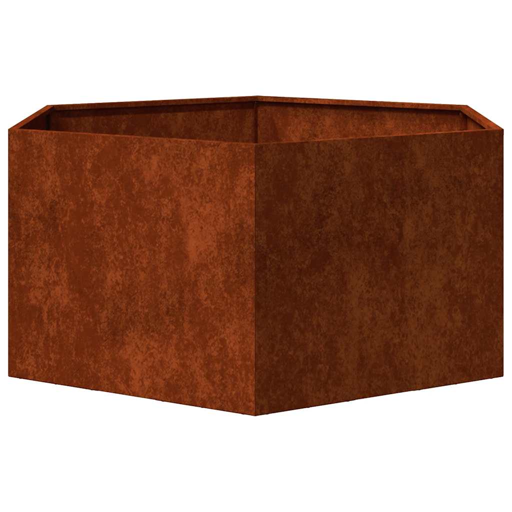 Lovelis, rūdžių spalvos, 90x90x45cm, Corten plienas Lovelis, rūdžių spalvos, 90x90x45cm, Corten plienas - Image 6