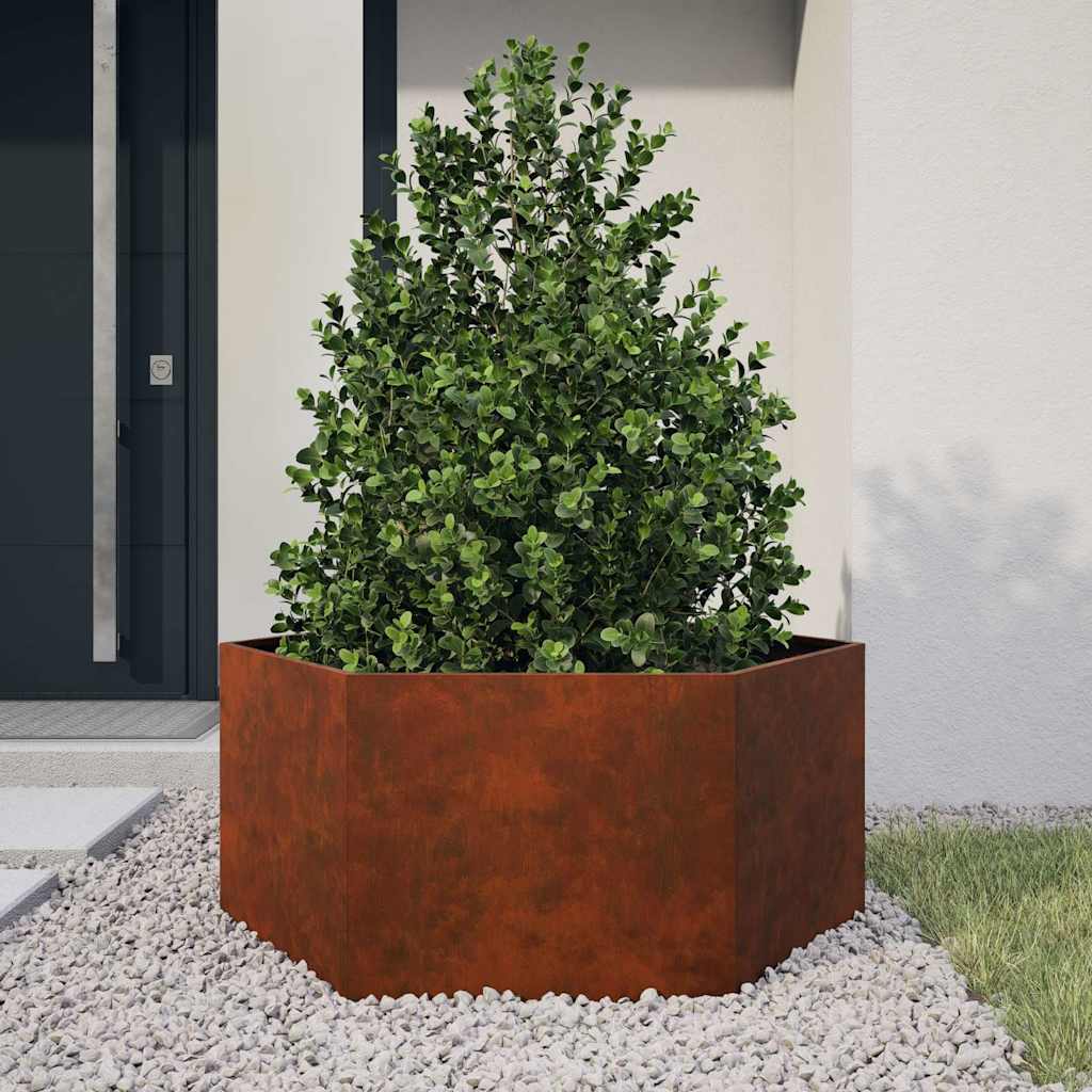 Lovelis, rūdžių spalvos, 90x90x45cm, Corten plienas Lovelis, rūdžių spalvos, 90x90x45cm, Corten plienas - Image 2