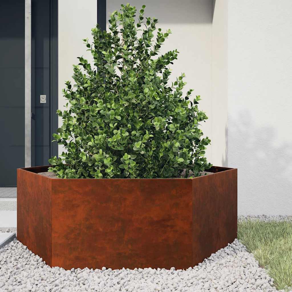 Lovelis, rūdžių spalvos, 138x120x45 cm, Corten plienas Lovelis, rūdžių spalvos, 138x120x45 cm, Corten plienas - Image 2