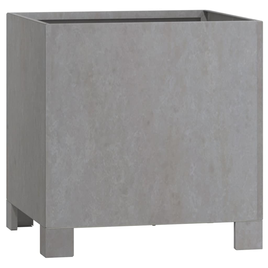 Lovelis su kojelėmis, rūdžių, 30x30x30cm, Corten plienas Lovelis su kojelėmis, rūdžių, 30x30x30cm, Corten plienas - Image 4