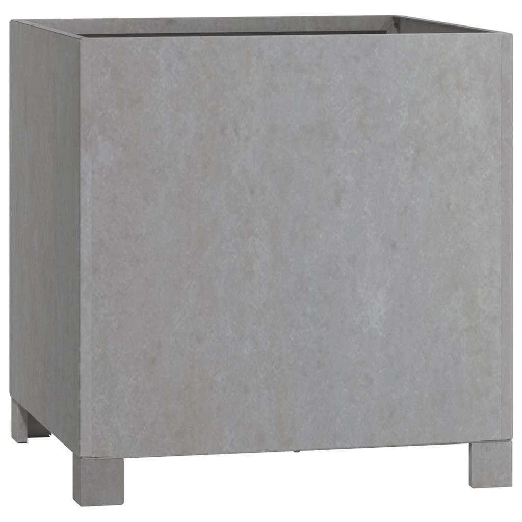 Loveliai su kojelėm, 2vnt., rūdžių, 40x40x40cm, Corten plienas Loveliai su kojelėm, 2vnt., rūdžių, 40x40x40cm, Corten plienas - Image 4