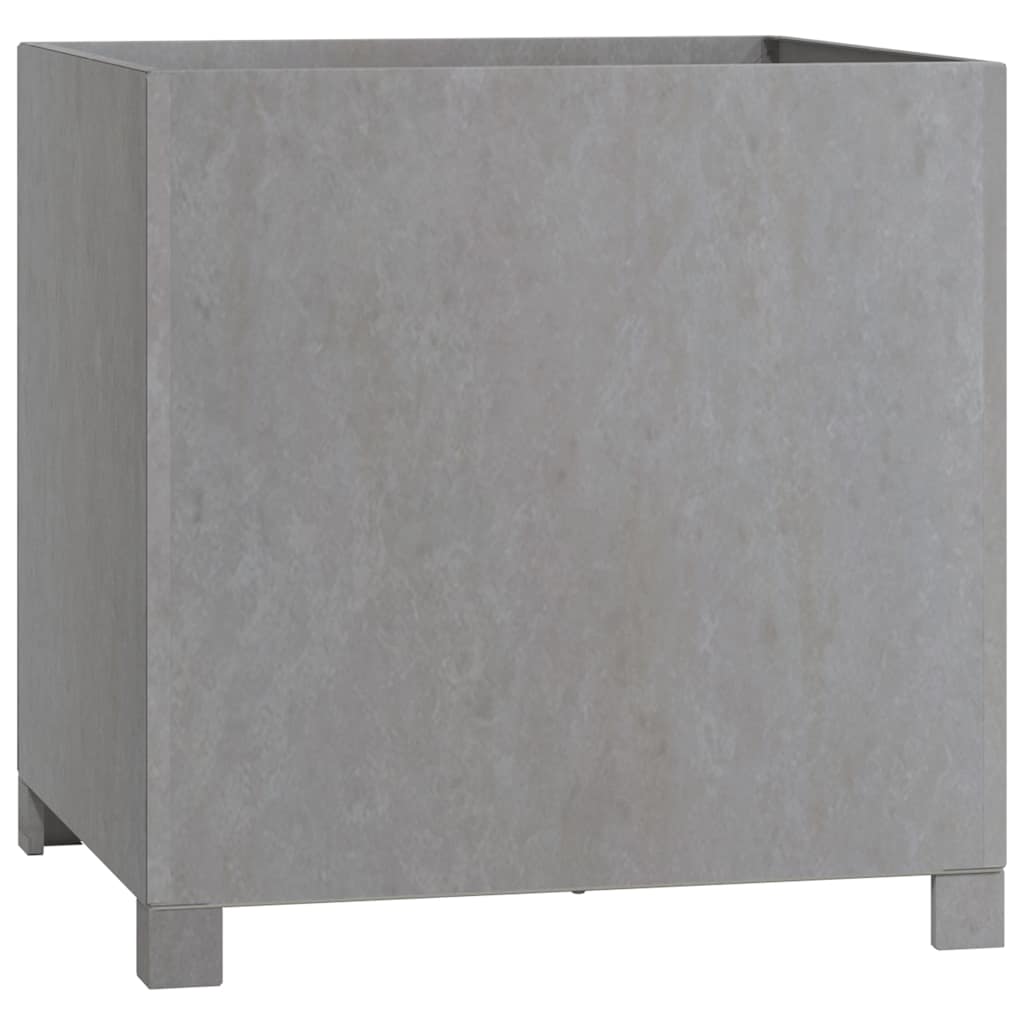 Loveliai su kojelėm, 2vnt., rūdžių, 50x50x50cm, Corten plienas Loveliai su kojelėm, 2vnt., rūdžių, 50x50x50cm, Corten plienas - Image 4