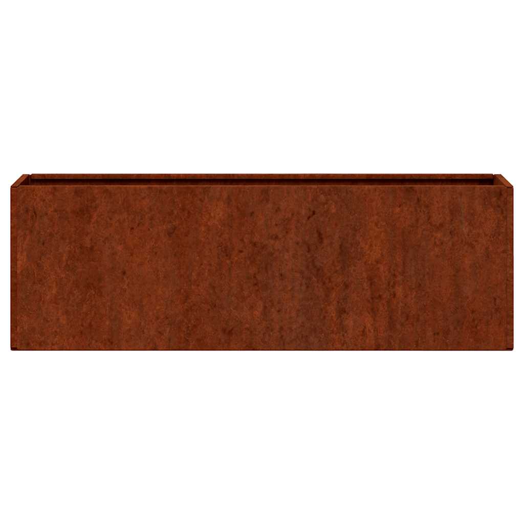 Sieniniai loveliai, 2vnt., rūdžių, 53x10x17cm, Corten plienas Sieniniai loveliai, 2vnt., rūdžių, 53x10x17cm, Corten plienas - Image 6