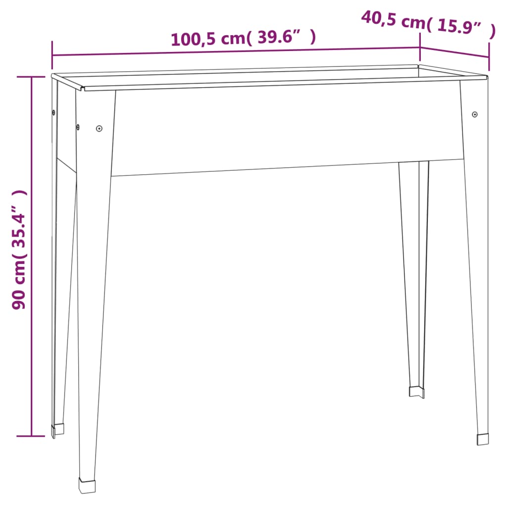 Sodo loveliai, 2vnt., galvanizuotas plienas Sodo loveliai, 2vnt., galvanizuotas plienas
