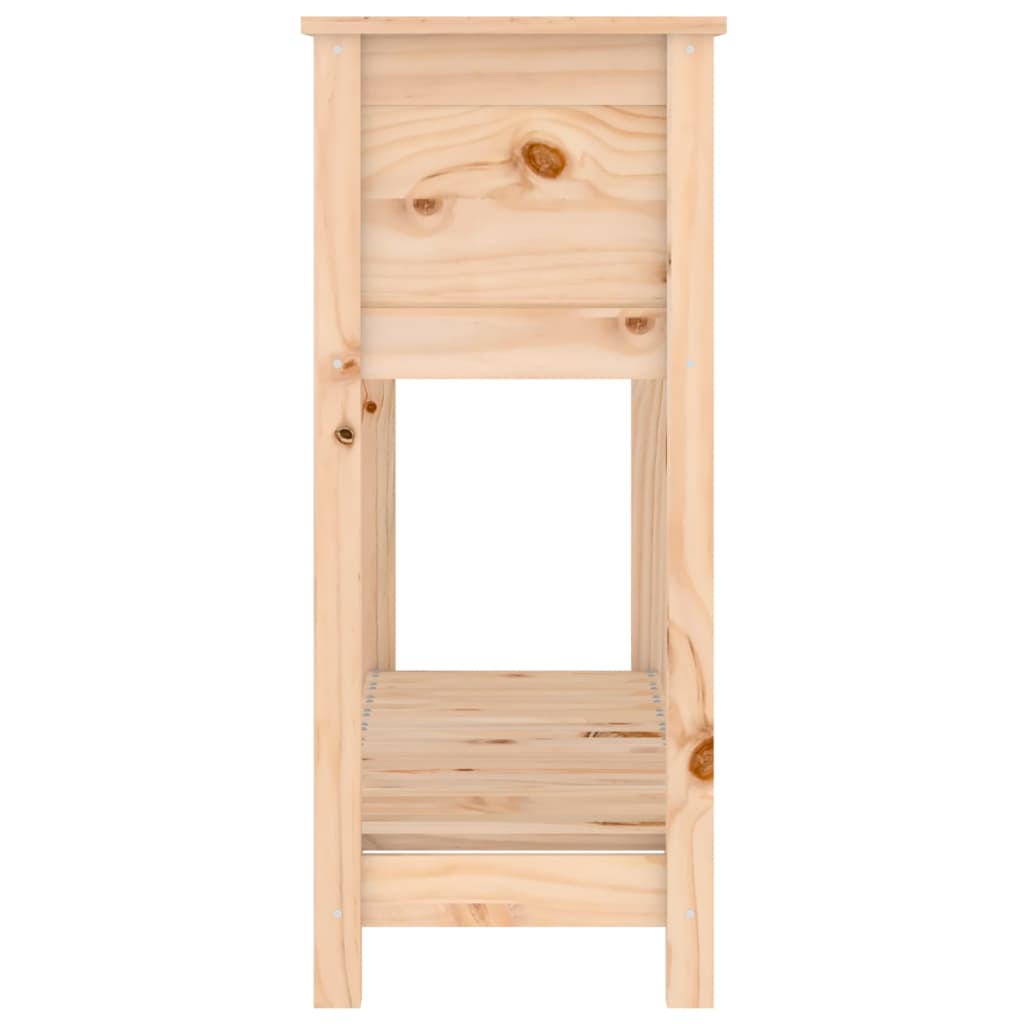 Lovelis su lentyna, 111,5×34,5x81cm, pušies medienos masyvas Lovelis su lentyna, 111,5x34,5x81cm, pušies medienos masyvas - Image 6