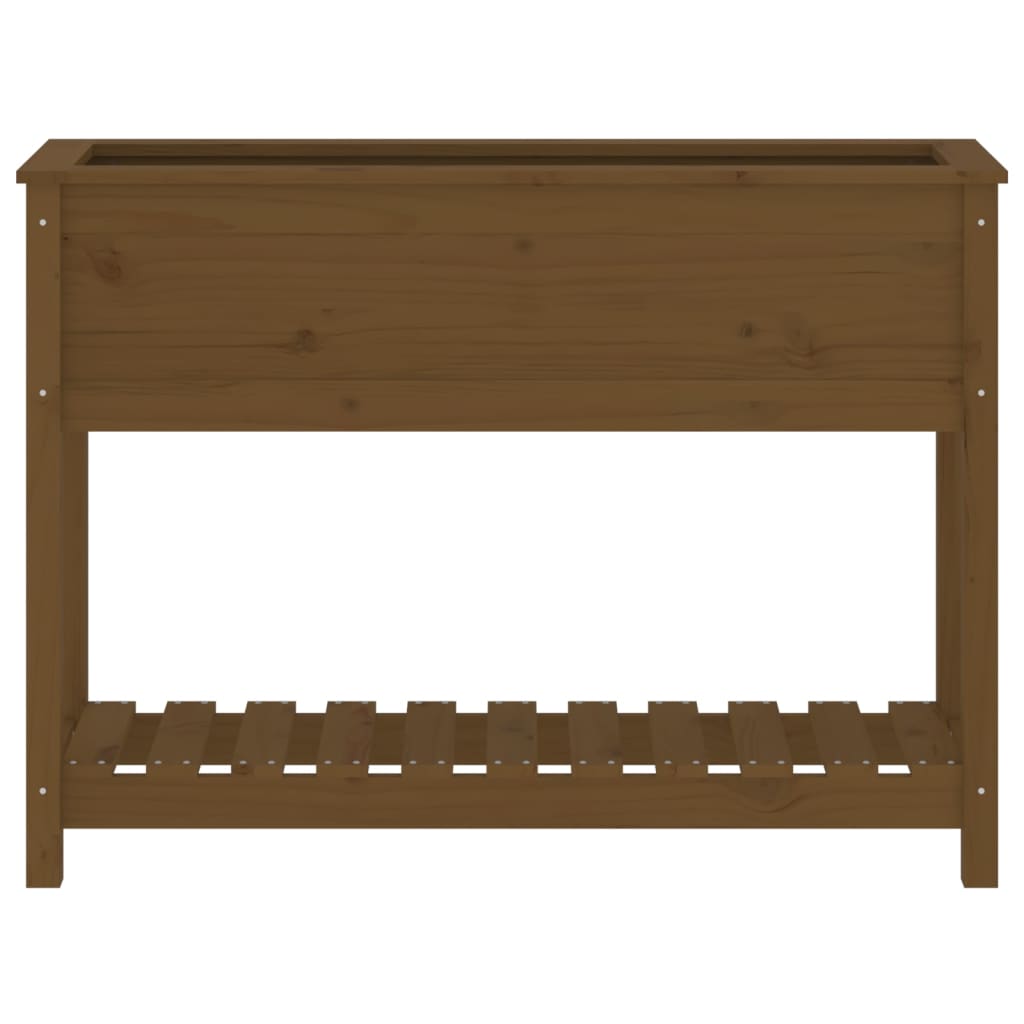 Lovelis su lentyna, medaus rudas, 111,5×34,5x81cm, pušis Lovelis su lentyna, medaus rudas, 111,5x34,5x81cm, pušis - Image 5