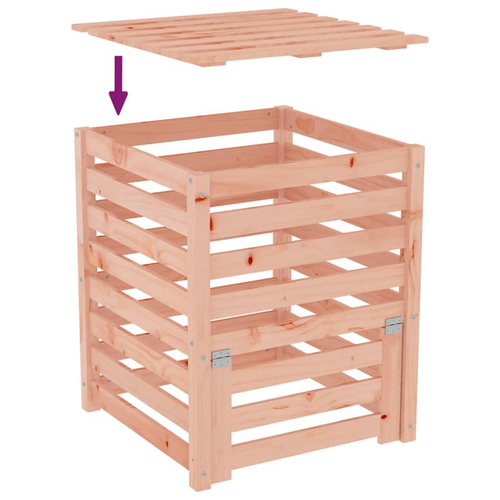 Komposto dėžė, 63,5×63,5×77,5cm, douglas eglės medienos masyvas Komposto dėžė, 63,5x63,5x77,5cm, douglas eglės medienos masyvas - Image 8