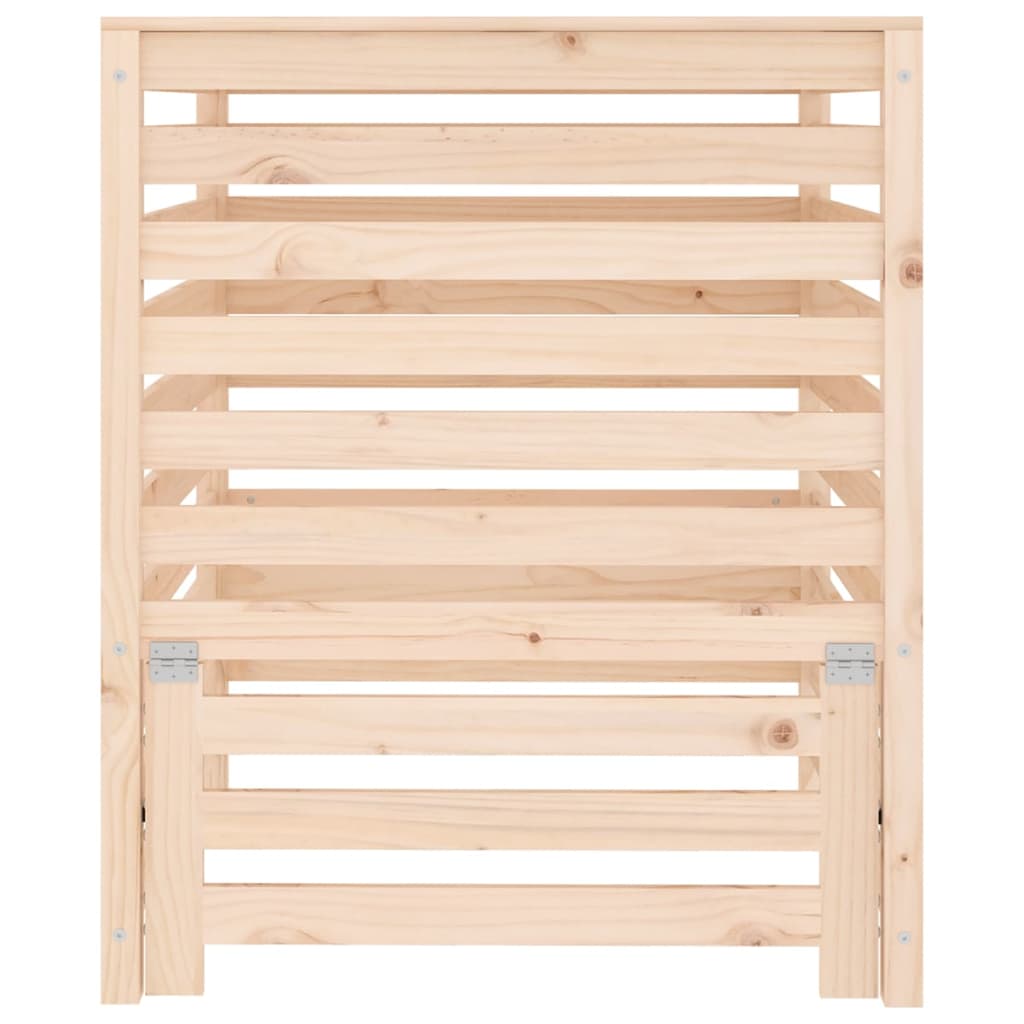Komposto dėžė, 82,5×82,5×99,5cm, pušies medienos masyvas Komposto dėžė, 82,5x82,5x99,5cm, pušies medienos masyvas - Image 5