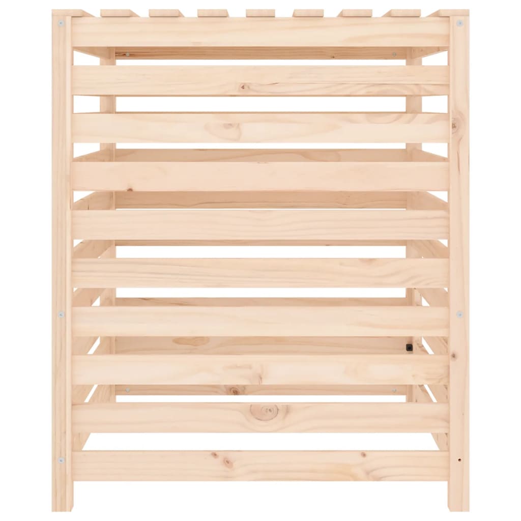 Komposto dėžė, 82,5×82,5×99,5cm, pušies medienos masyvas Komposto dėžė, 82,5x82,5x99,5cm, pušies medienos masyvas - Image 7