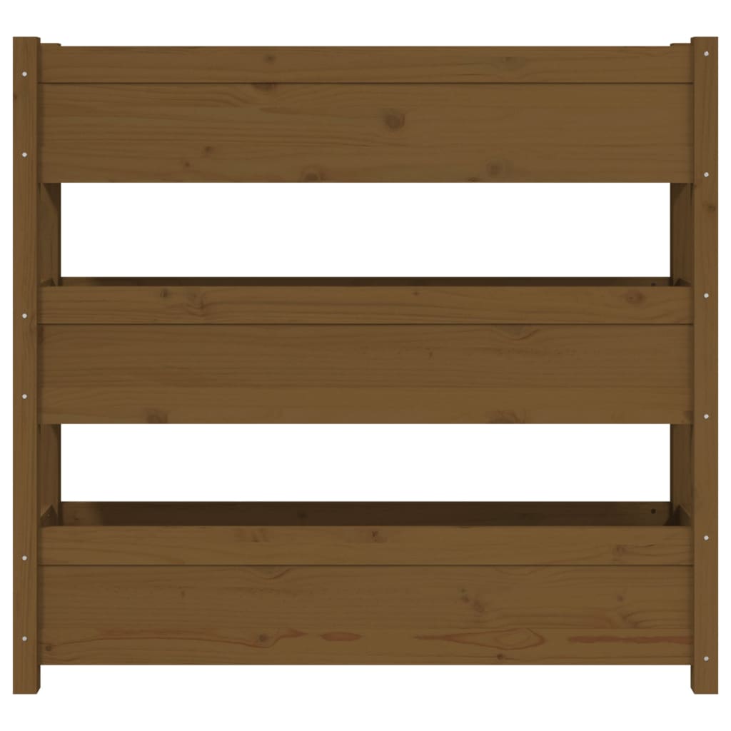Lovelis, medaus rudas, 112x25x104,5cm, pušies medienos masyvas Lovelis, medaus rudas, 112x25x104,5cm, pušies medienos masyvas - Image 5