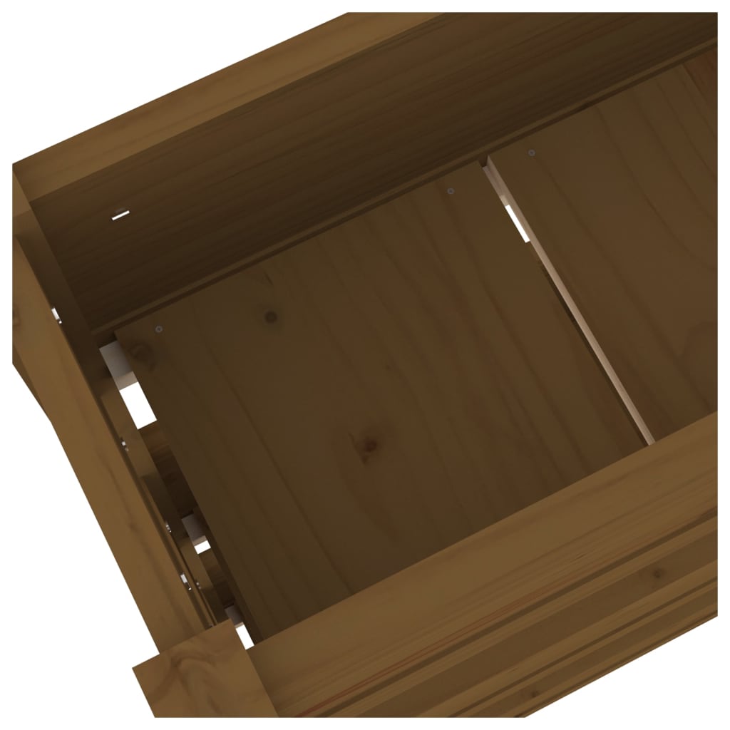 Lovelis, medaus rudas, 112x25x104,5cm, pušies medienos masyvas Lovelis, medaus rudas, 112x25x104,5cm, pušies medienos masyvas - Image 7