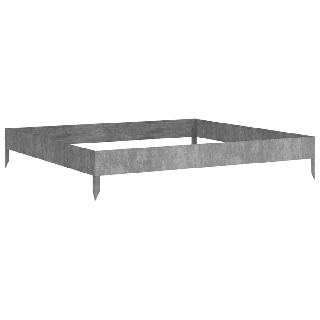 Aukštas sodo lovelis, 100x100x18,5cm, Corten plienas Aukštas sodo lovelis, 100x100x18,5cm, Corten plienas - Image 4