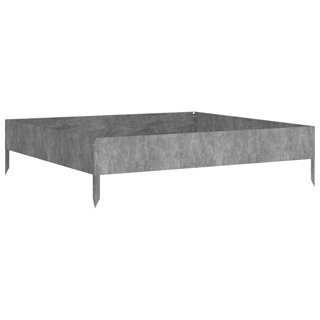 Aukštas sodo lovelis, 100x100x26cm, Corten plienas Aukštas sodo lovelis, 100x100x26cm, Corten plienas - Image 4