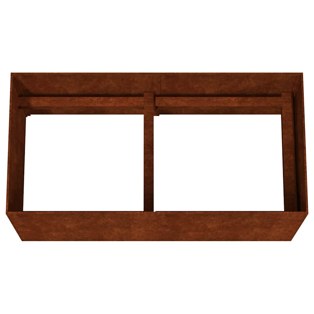 Lovelis, 80x40x40cm, Corten plienas Lovelis, 80x40x40cm, Corten plienas - Image 5