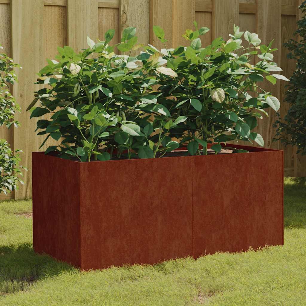 Lovelis, 80x40x40cm, Corten plienas Lovelis, 80x40x40cm, Corten plienas - Image 2