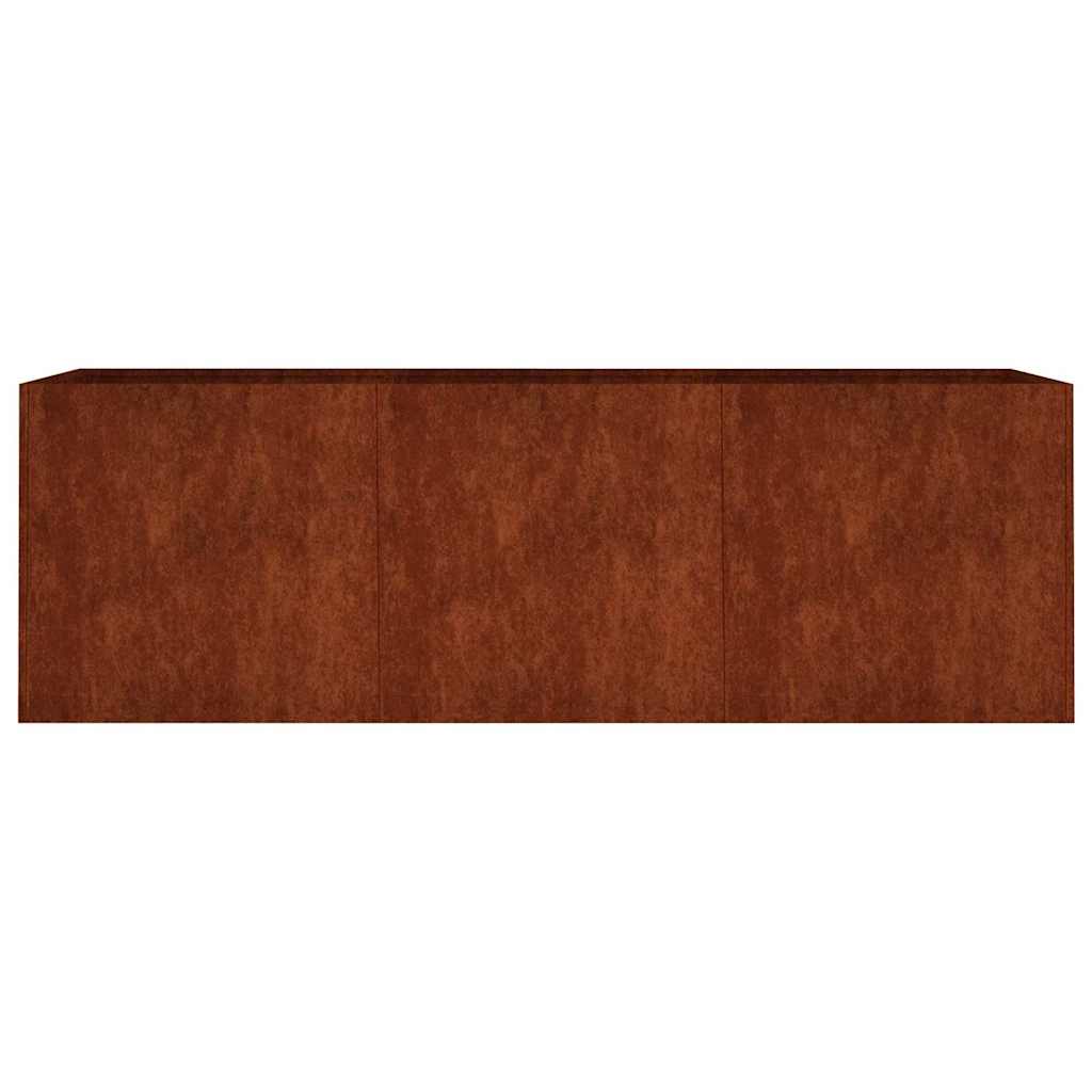 Aukštas sodo lovelis, 120x40x40cm, Corten plienas Aukštas sodo lovelis, 120x40x40cm, Corten plienas - Image 4