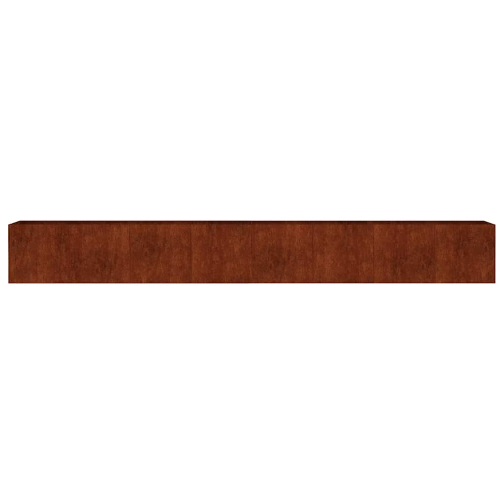 Aukštas sodo lovelis, 360x40x40cm, Corten plienas Aukštas sodo lovelis, 360x40x40cm, Corten plienas - Image 4