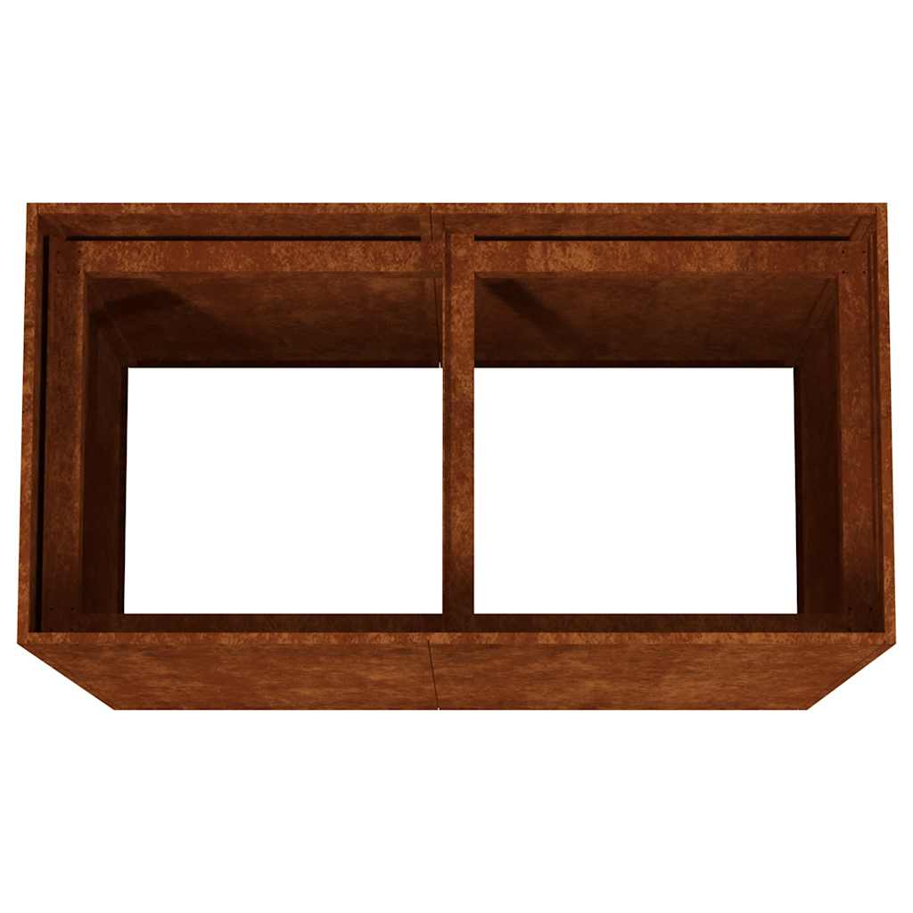 Lovelis, 80x40x80cm, Corten plienas Lovelis, 80x40x80cm, Corten plienas - Image 5
