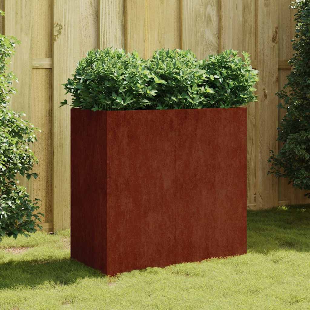 Lovelis, 80x40x80cm, Corten plienas Lovelis, 80x40x80cm, Corten plienas - Image 2