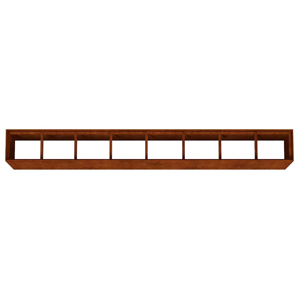 Aukštas sodo lovelis, 360x40x80cm, Corten plienas Aukštas sodo lovelis, 360x40x80cm, Corten plienas - Image 5