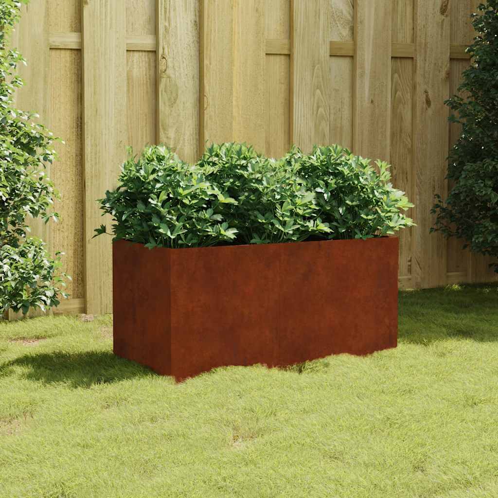 Lovelis, 80x40x40cm, Corten plienas Lovelis, 80x40x40cm, Corten plienas - Image 2