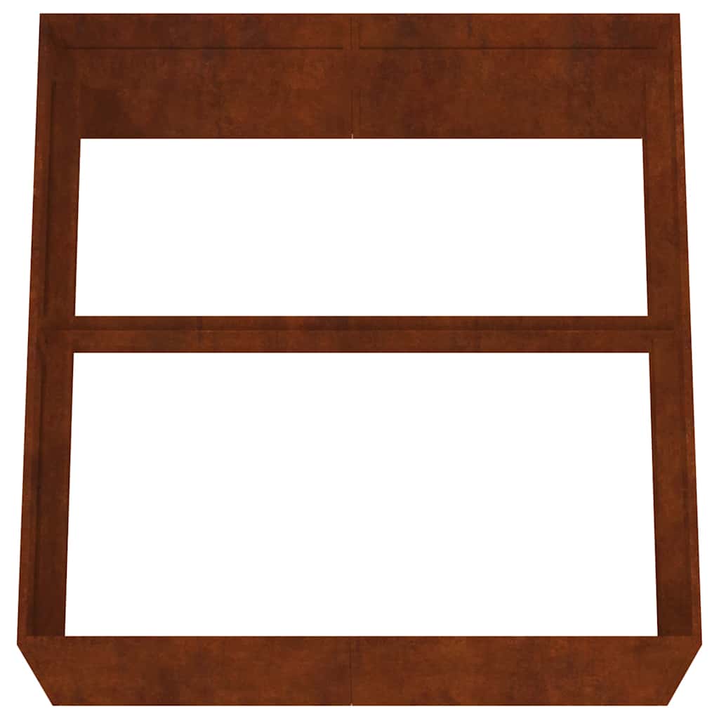 Lovelis, 80x80x40cm, Corten plienas Lovelis, 80x80x40cm, Corten plienas - Image 5