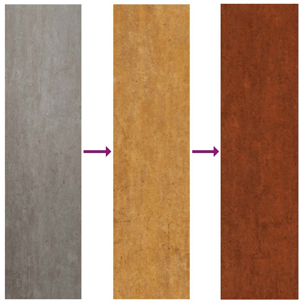 Lovelis, 80x80x40cm, Corten plienas Lovelis, 80x80x40cm, Corten plienas - Image 7